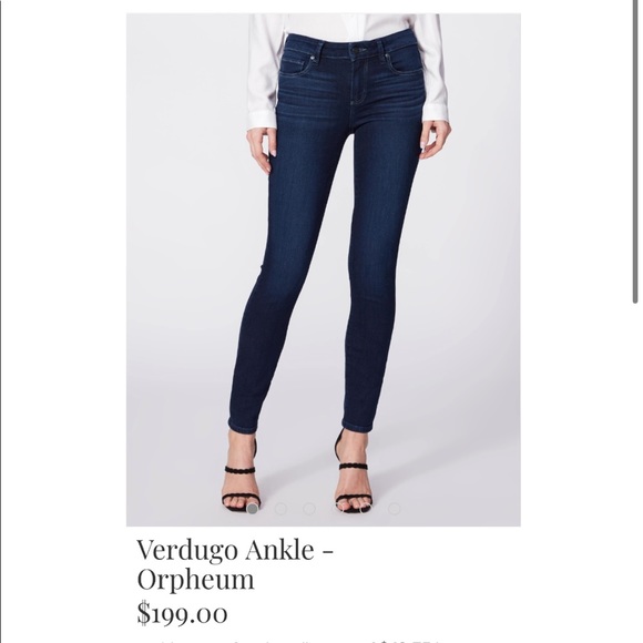 Anthropologie Paige Verdugo Ankle Denim Jean 26 - Picture 1 of 6